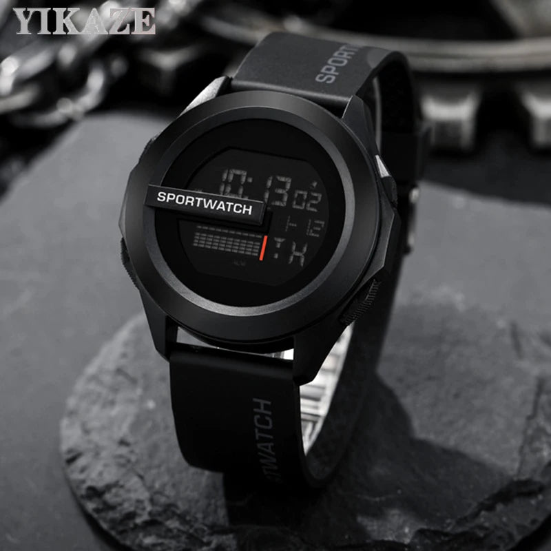 Men'S Sports Watches Luxury Digital Wristwatch Stopwatch Luminous Date Week Multifunction Fitness Electronic Watch Clock