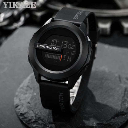 Men'S Sports Watches Luxury Digital Wristwatch Stopwatch Luminous Date Week Multifunction Fitness Electronic Watch Clock