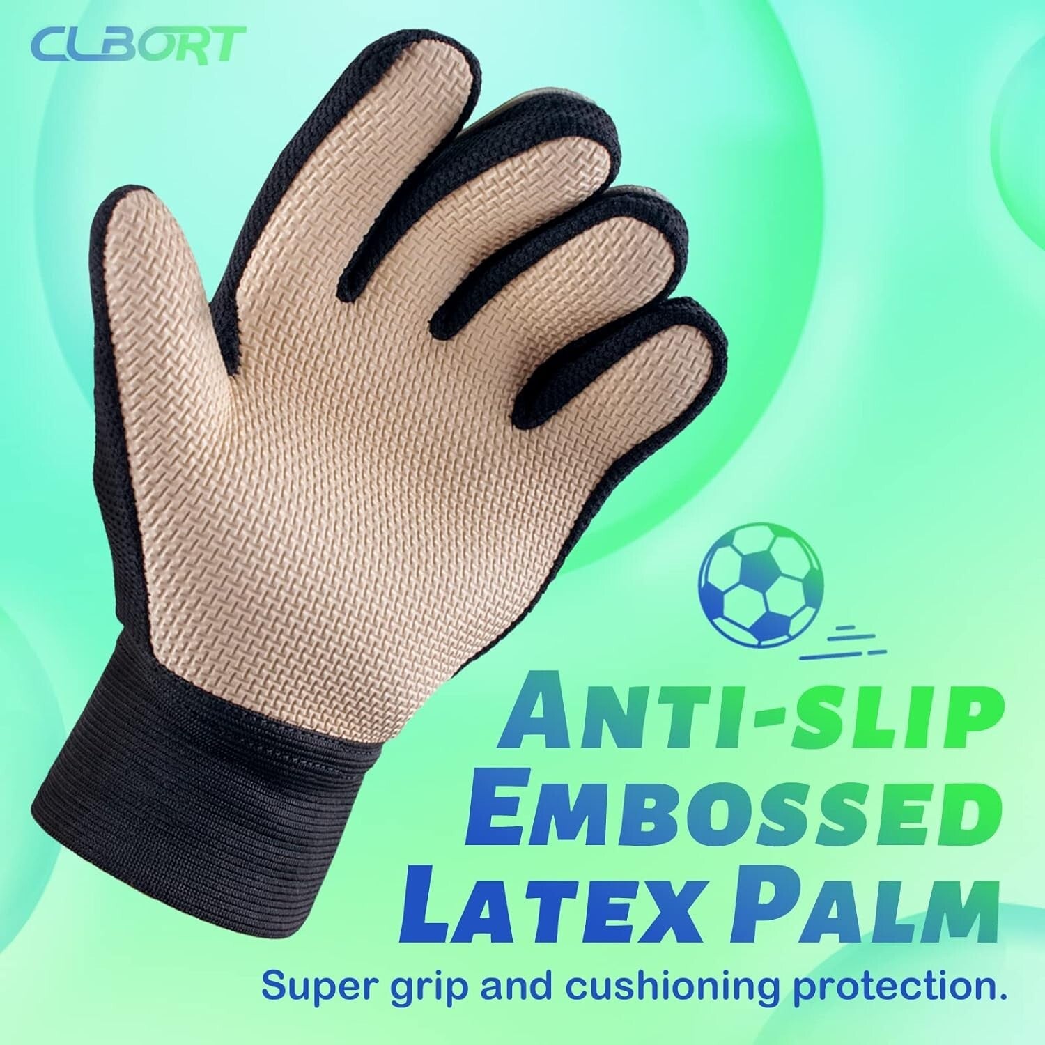 Par De Guantes De Portero Fútbol Con Palmas Antideslizante