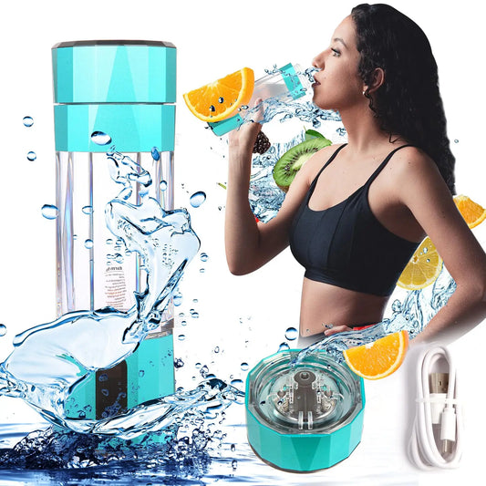 Hydrogen Water Bottle 2024, 5000-8000 PPB Quick Electrolysis, Hydrogen Water Bottle Generator, Gift for Love