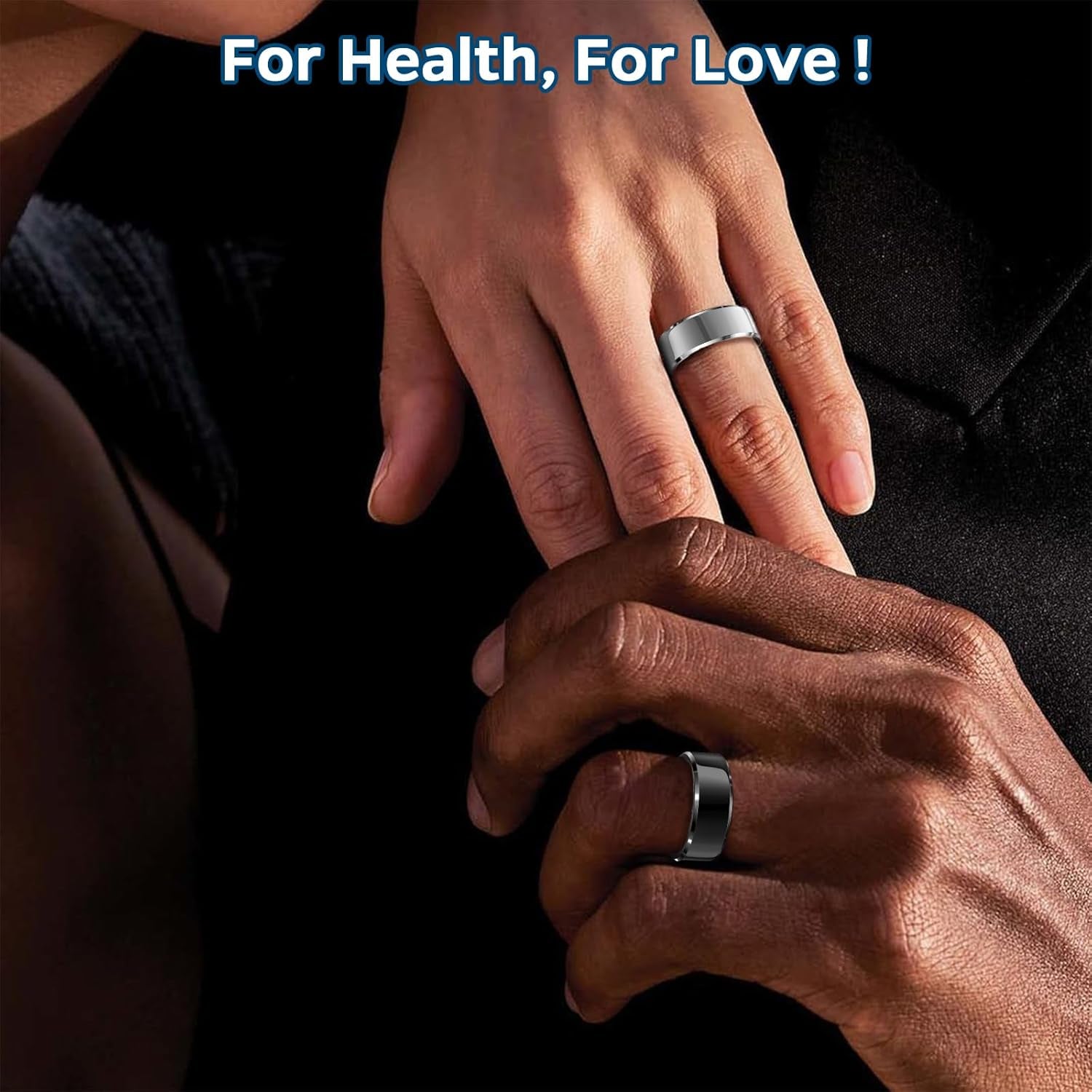 Smart Ring Health Tracker, Sleep Tracker Ring with Heart Rate, Waterproof Fitnes