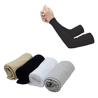 4 Pares De Mangas Deportivas Para Brazos Con Protección Solar UV