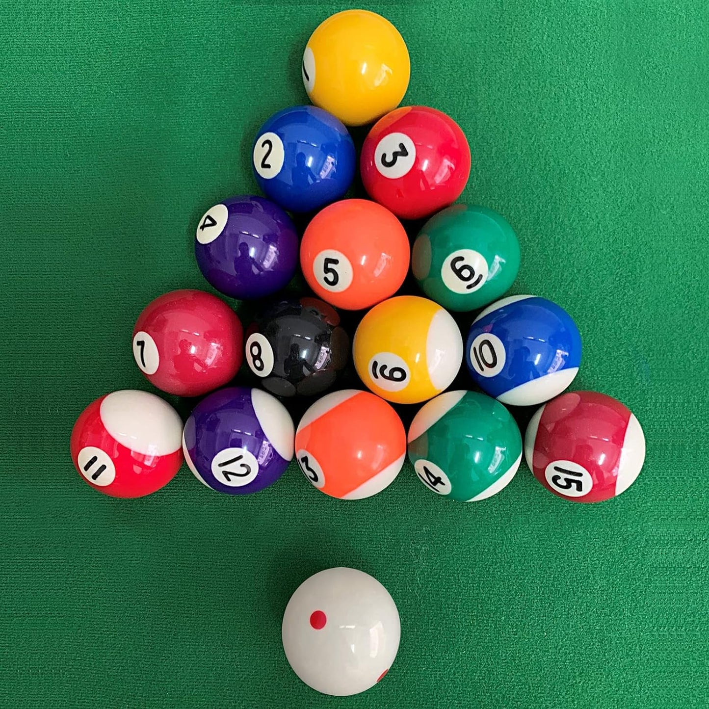 Juego De Bolas De Billar Mejorado Tamaño Tamano Mini De 1,5 Pulgadas Para Mesa