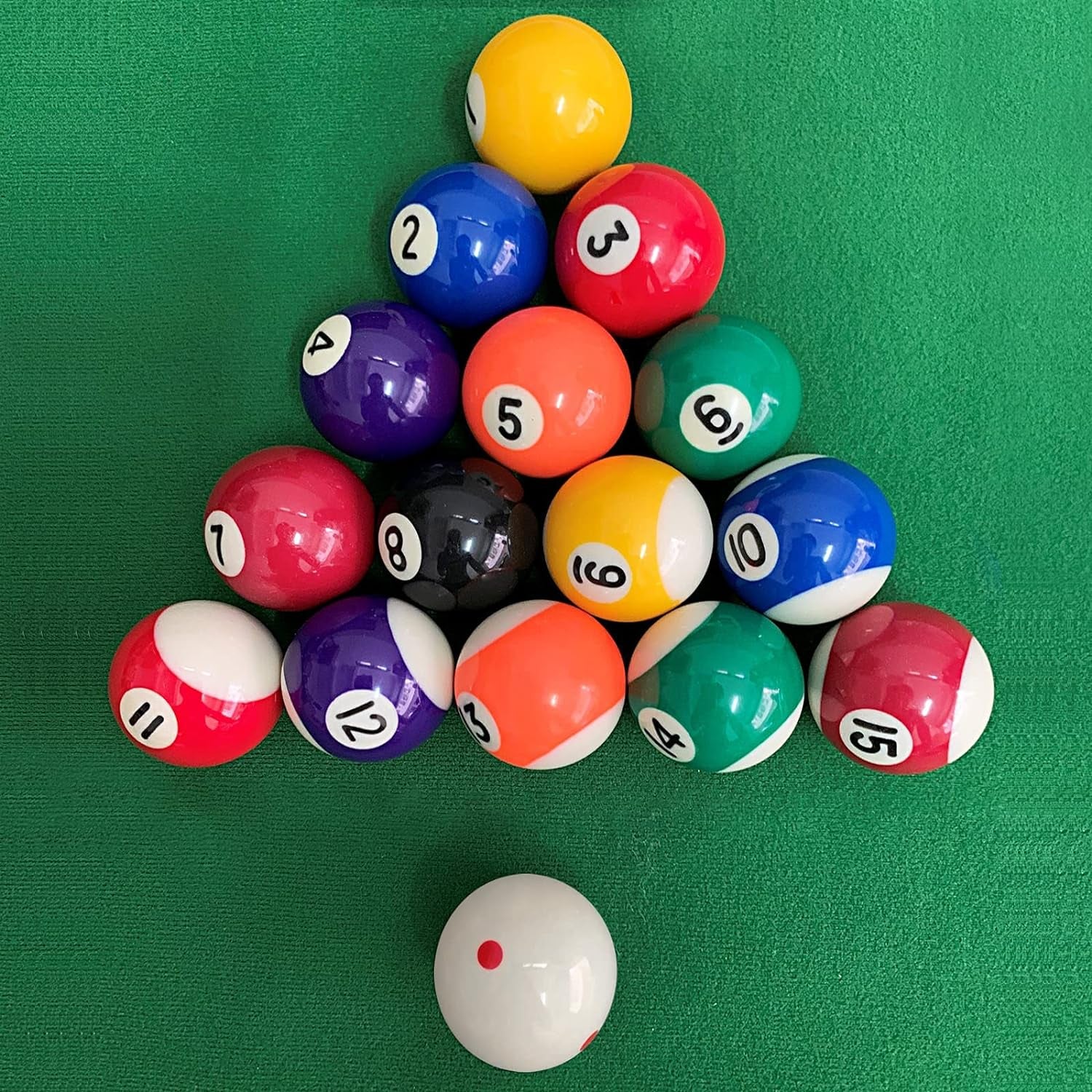 Juego De Bolas De Billar Mejorado Tamaño Tamano Mini De 1,5 Pulgadas Para Mesa