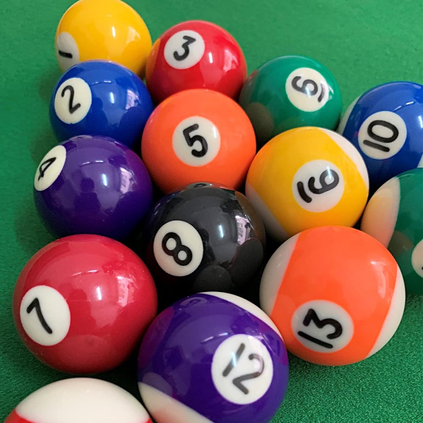 Juego De Bolas De Billar Mejorado Tamaño Tamano Mini De 1,5 Pulgadas Para Mesa