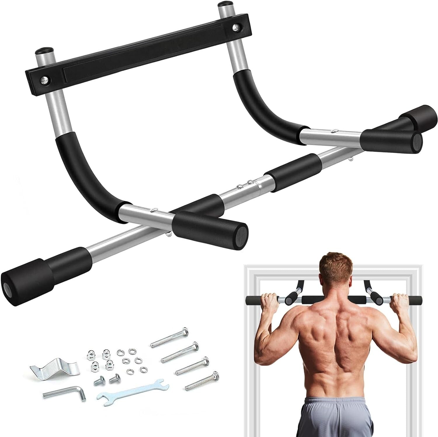 Barra De Ejercicios Para Puerta Ejercicio En Casa Muscular Dominadas Uso Facil
