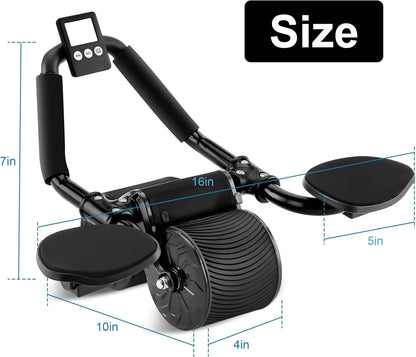 Elbow Support Automatic Rebound Abdominal Wheel Ab Roller for Abdominal Exercise Machine Dolly Core Strengthening Trainer Fitnes
